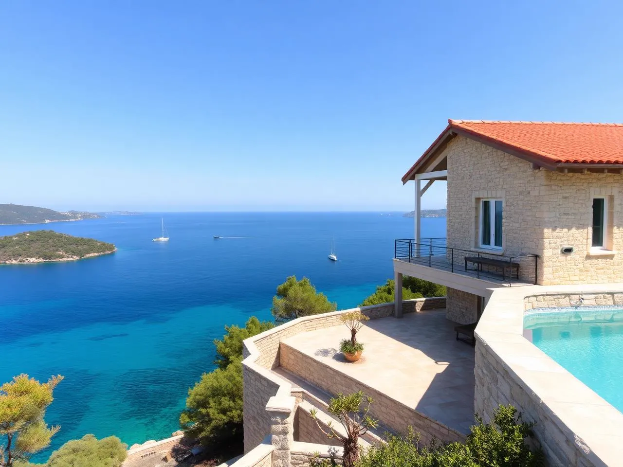 Villa Azzurra — Dalmacja, wyspa Hvar