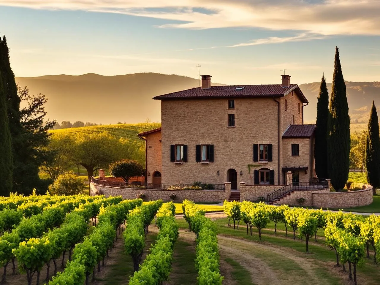 Podere Cipresso — Toskania, Val d'Orcia
